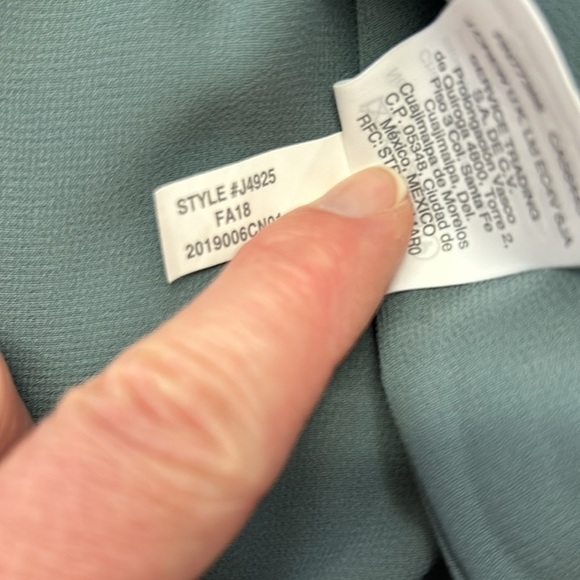 J. Crew Velvet Tank Top Scoop Neck in Gentle Sea 6 - Picture 13 of 15